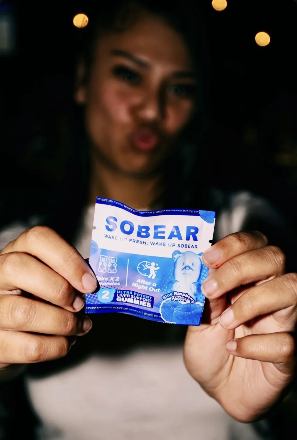 One sachet. Two gummies. Easy to remember.